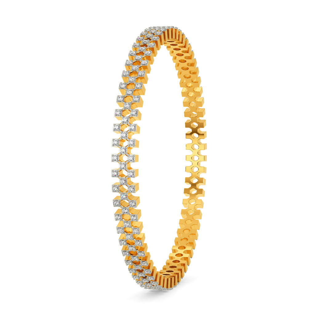 Bling of Resurgence Diamond Bangles