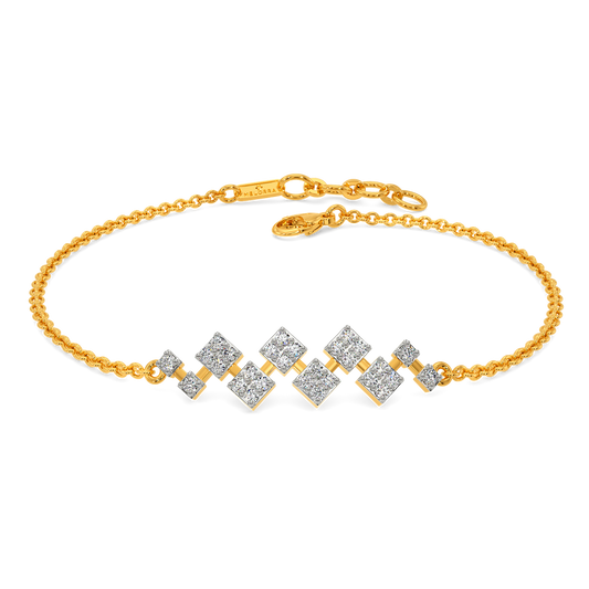 Tartan Embrace Diamond Bracelets
