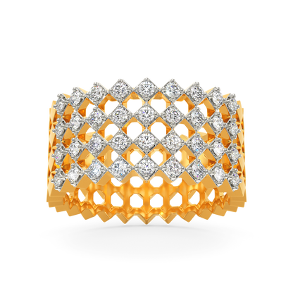 Tartan Obsessed Diamond Rings