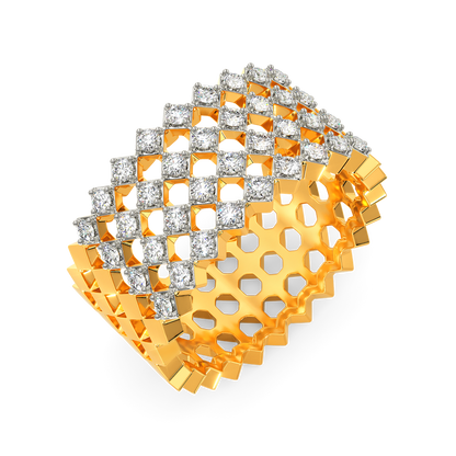 Tartan Obsessed Diamond Rings