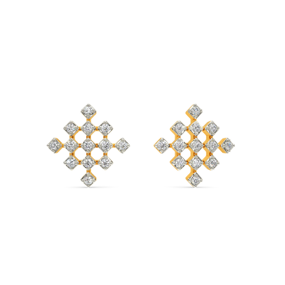 Tartan Obsessed Diamond Earrings