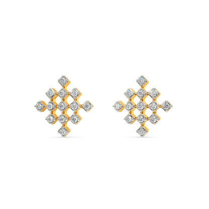 Tartan Obsessed Diamond Earrings