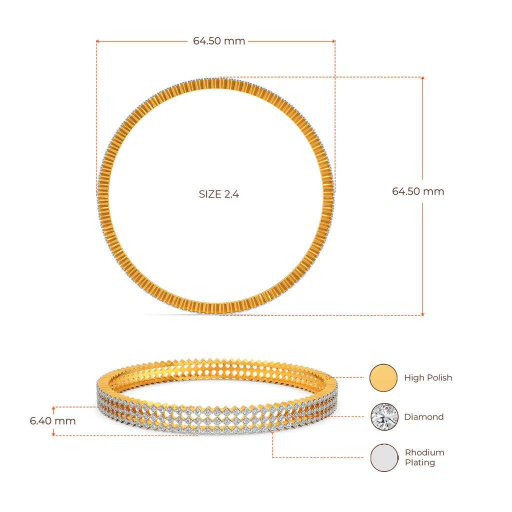 Tartan Obsessed Diamond Bangles