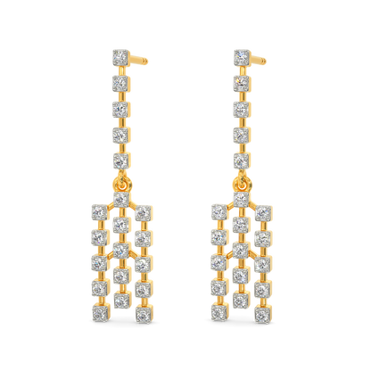 Legacy Checks Diamond Earrings