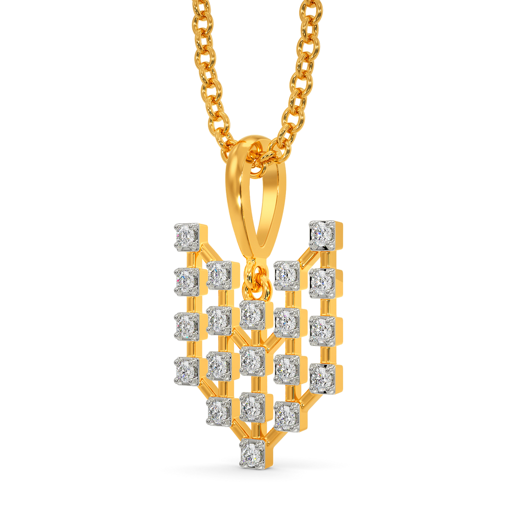 Legacy Checks Diamond Pendants