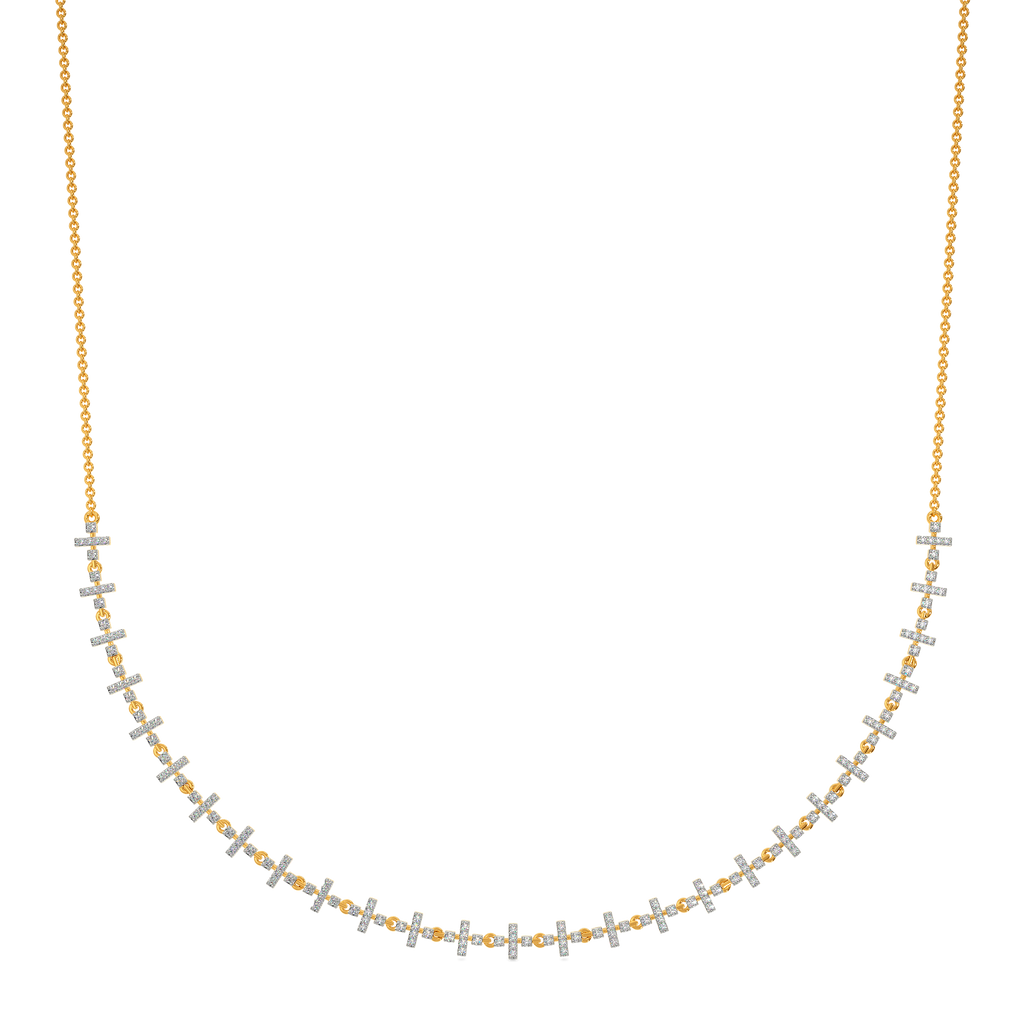 Ode to Tartan Diamond Necklaces