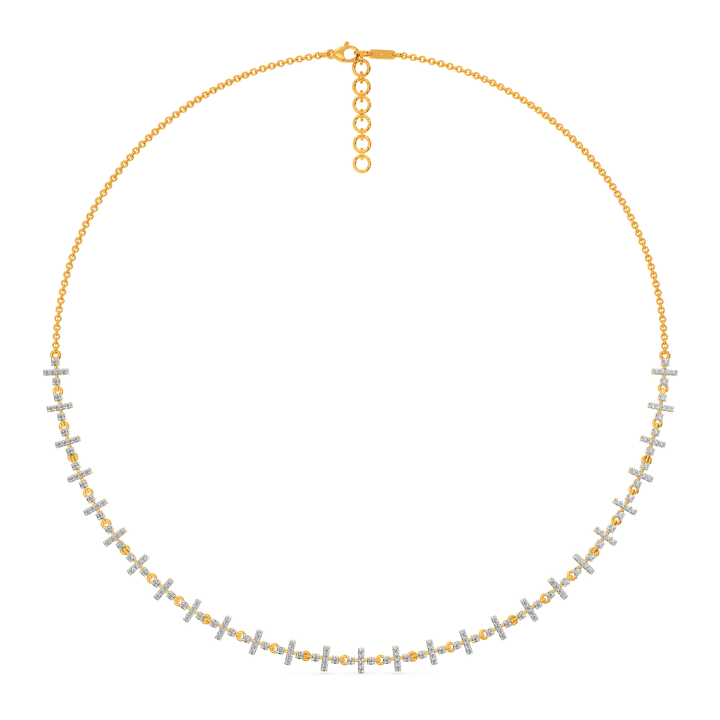 Ode to Tartan Diamond Necklaces