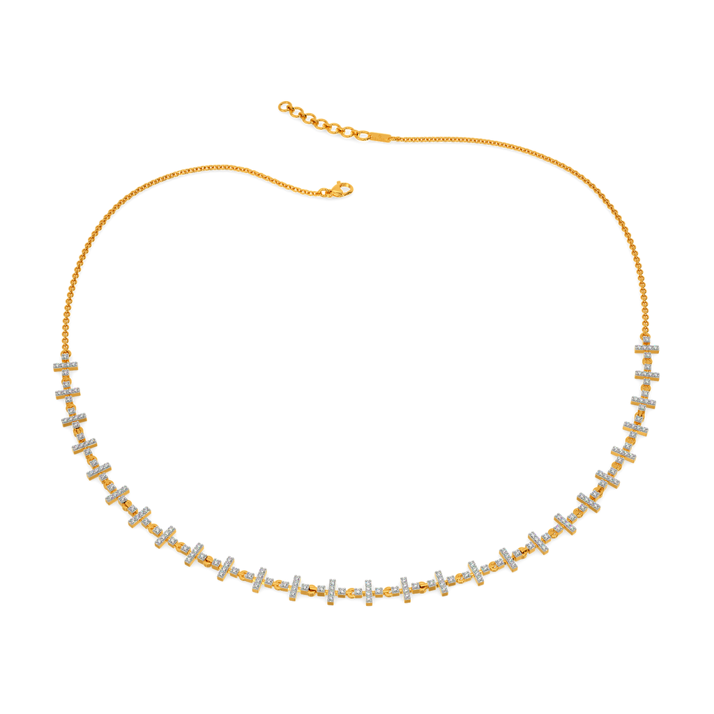 Ode to Tartan Diamond Necklaces