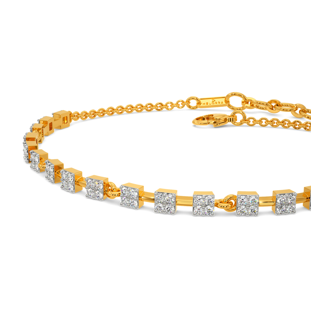 Tartan Sparkle Diamond Bracelets