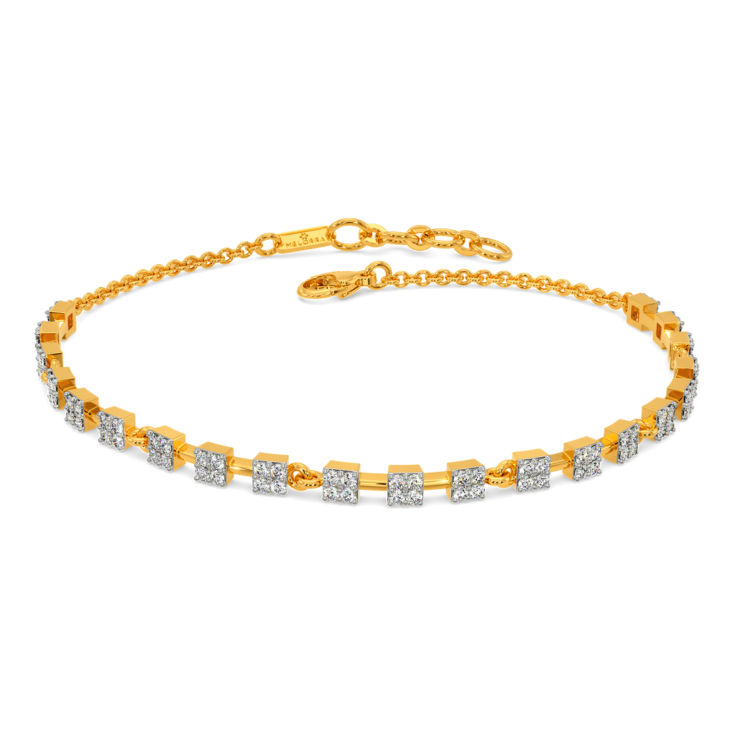 Tartan Sparkle Diamond Bracelets