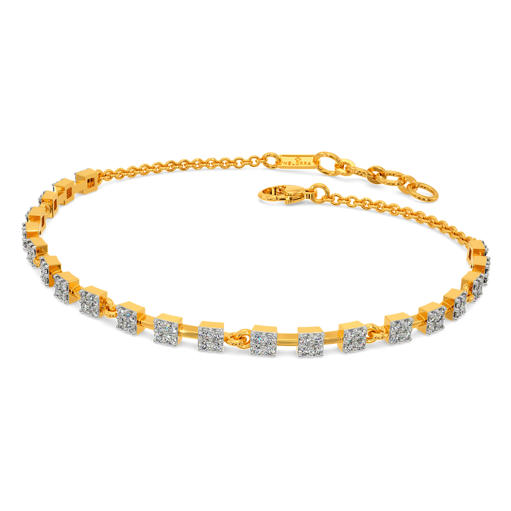 Tartan Sparkle Diamond Bracelets