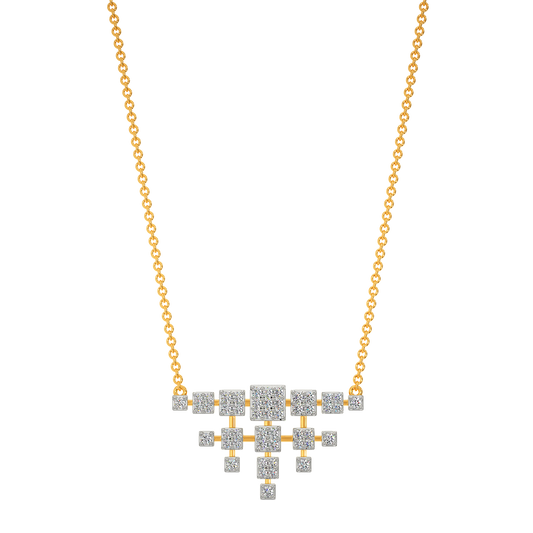 Tartan Sparkle Diamond Necklaces
