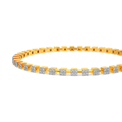 Tartan Sparkle Diamond Bangles