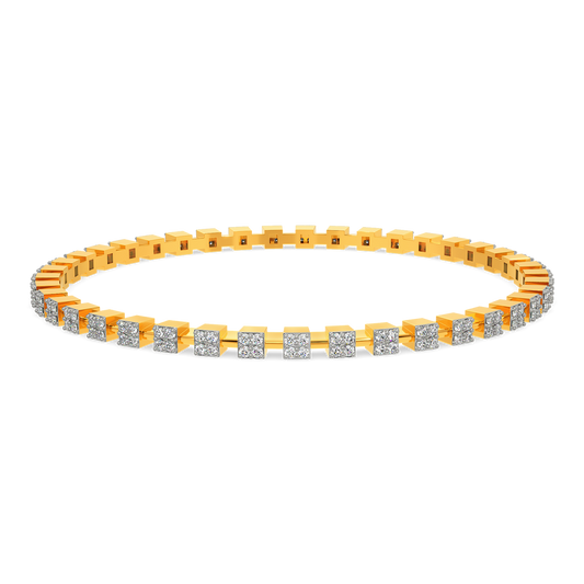 Tartan Sparkle Diamond Bangles