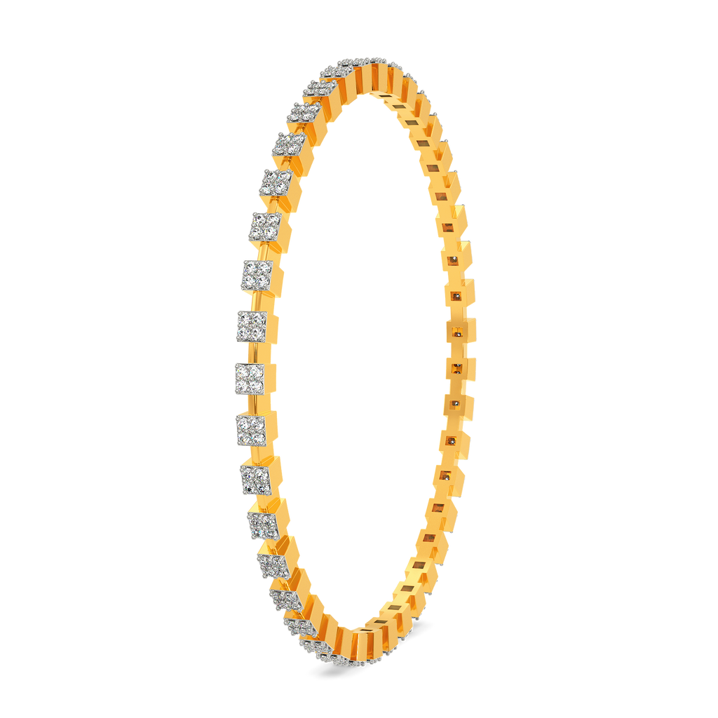 Tartan Sparkle Diamond Bangles