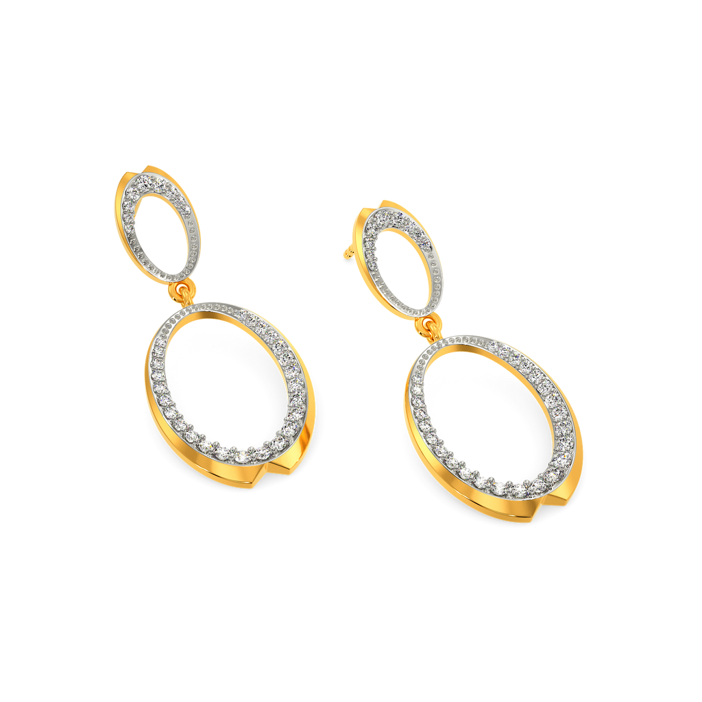 Catch the Power Vibe Diamond Earrings