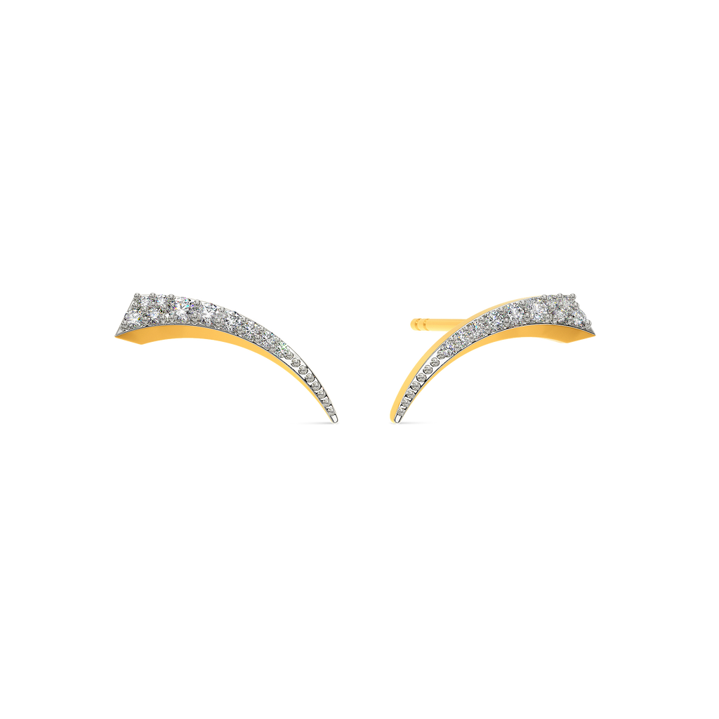 Epic Arched Diamond Earrings