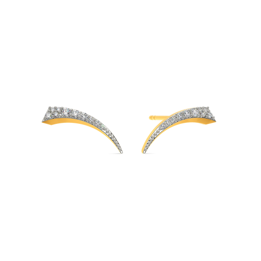 Epic Arched Diamond Earrings