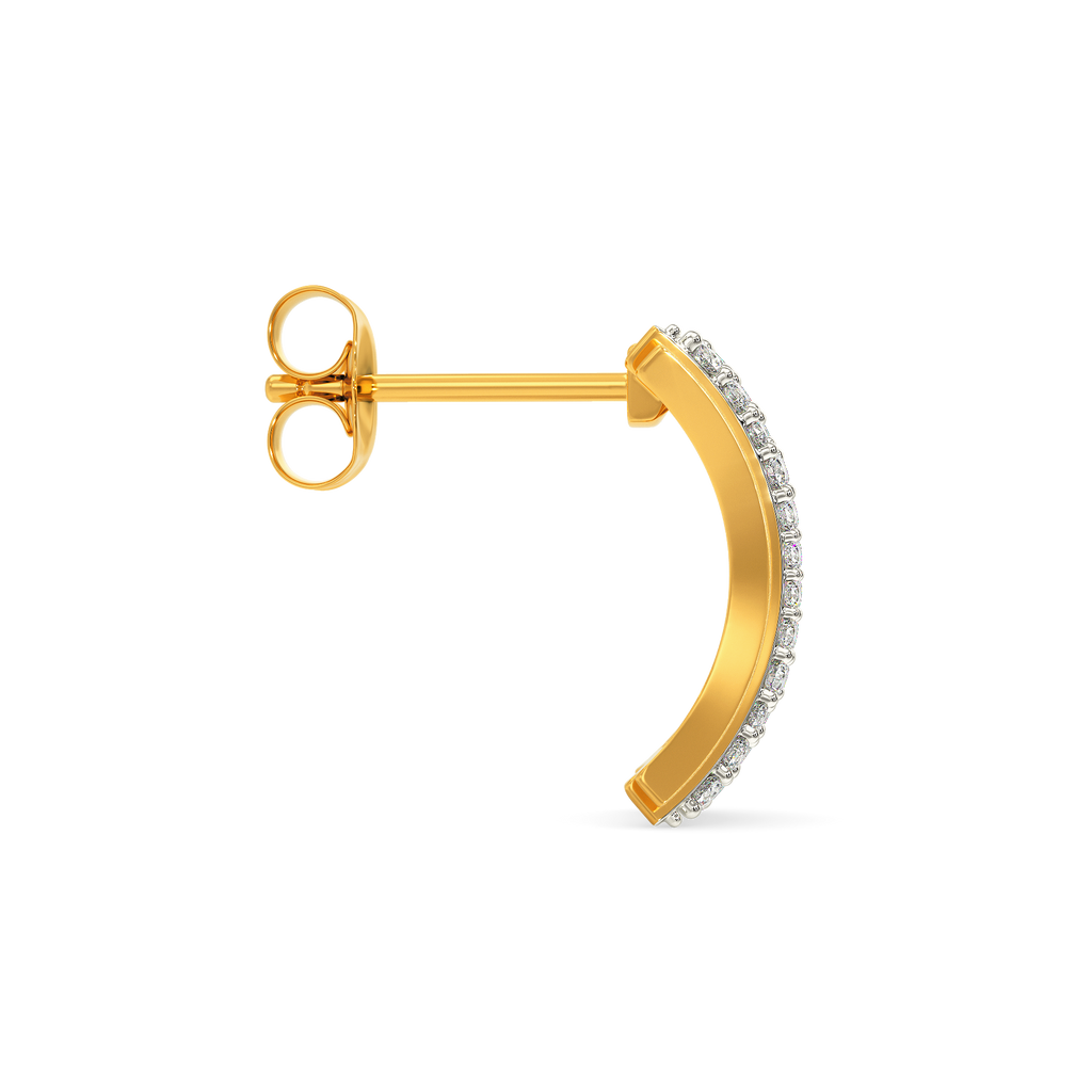 Edge Blaze Diamond Earrings