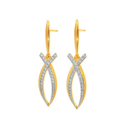 Edge Perfect Diamond Earrings