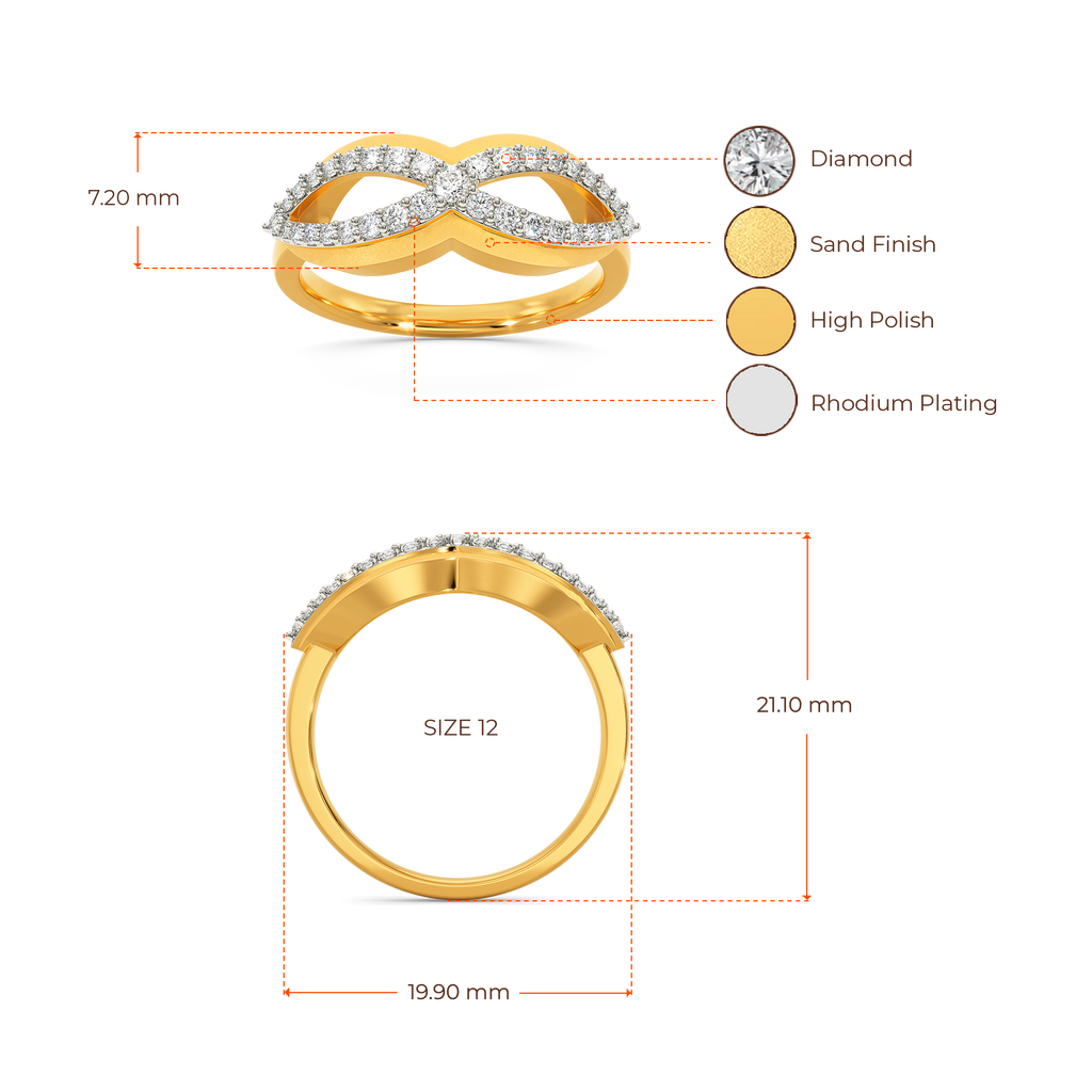 Edge Perfect Diamond Rings