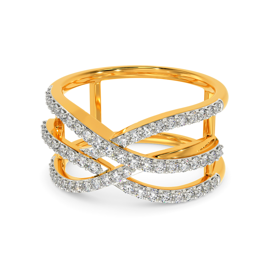 Shades of Beige Diamond Rings