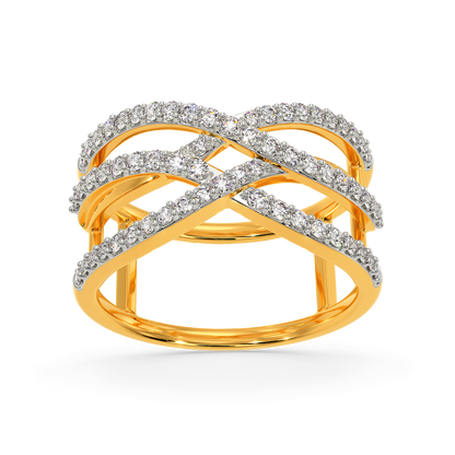 Shades of Beige Diamond Rings