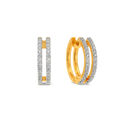 Shearling Diamond Earrings