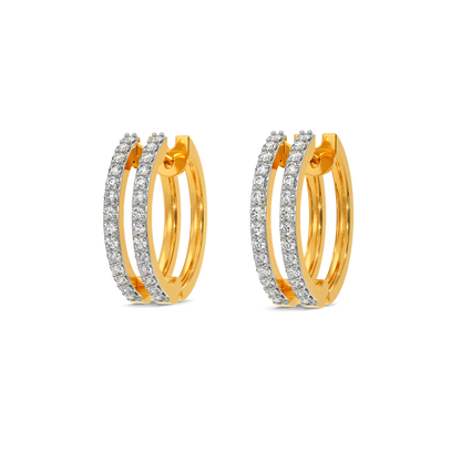 Shearling Diamond Earrings