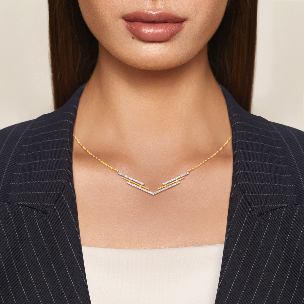 Shearling Diamond Necklaces