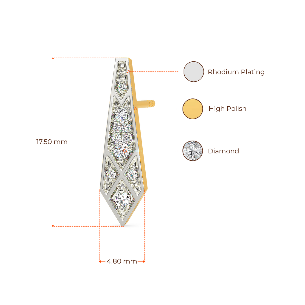 Tie Twist Diamond Earrings