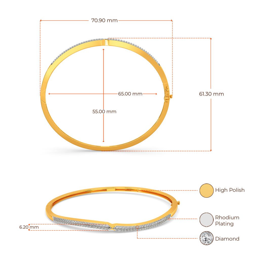 Tie Tango Diamond Bangles