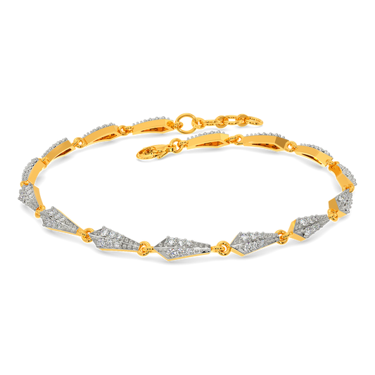 Tie Fusion Diamond Bracelets