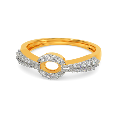 Tie Fusion Diamond Rings