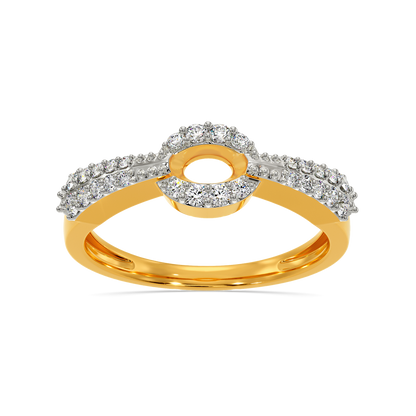 Tie Fusion Diamond Rings