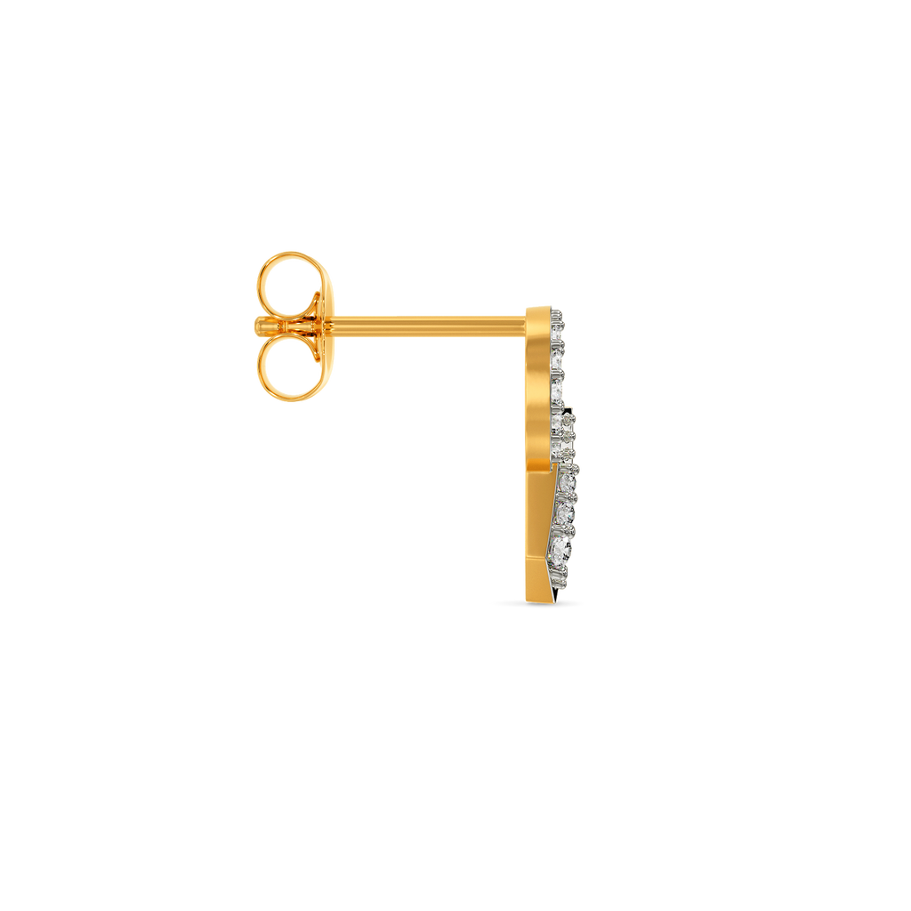 Tie Fusion Diamond Earrings