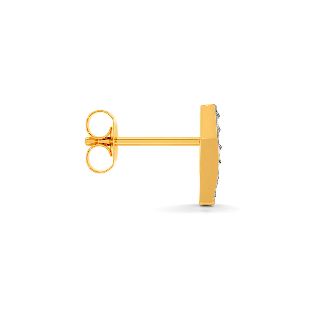 Tie Melange Diamond Earrings