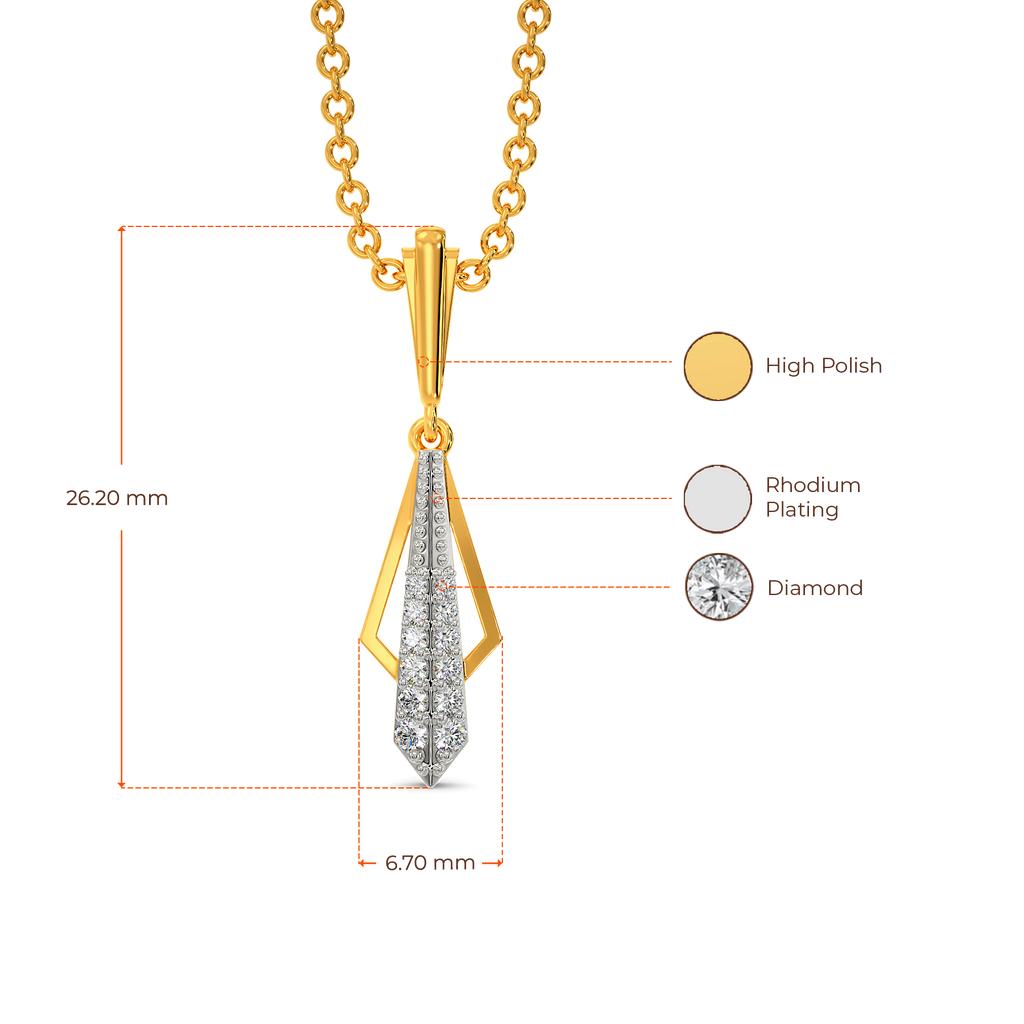 Knots of Note Diamond Pendants