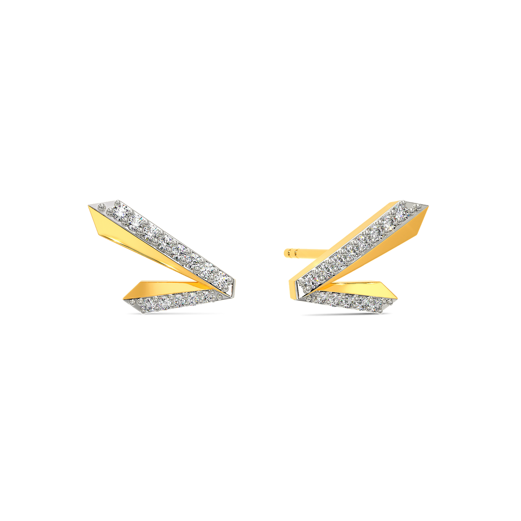 Tie Jive  Diamond Earrings