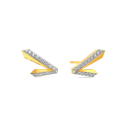 Tie Jive  Diamond Earrings