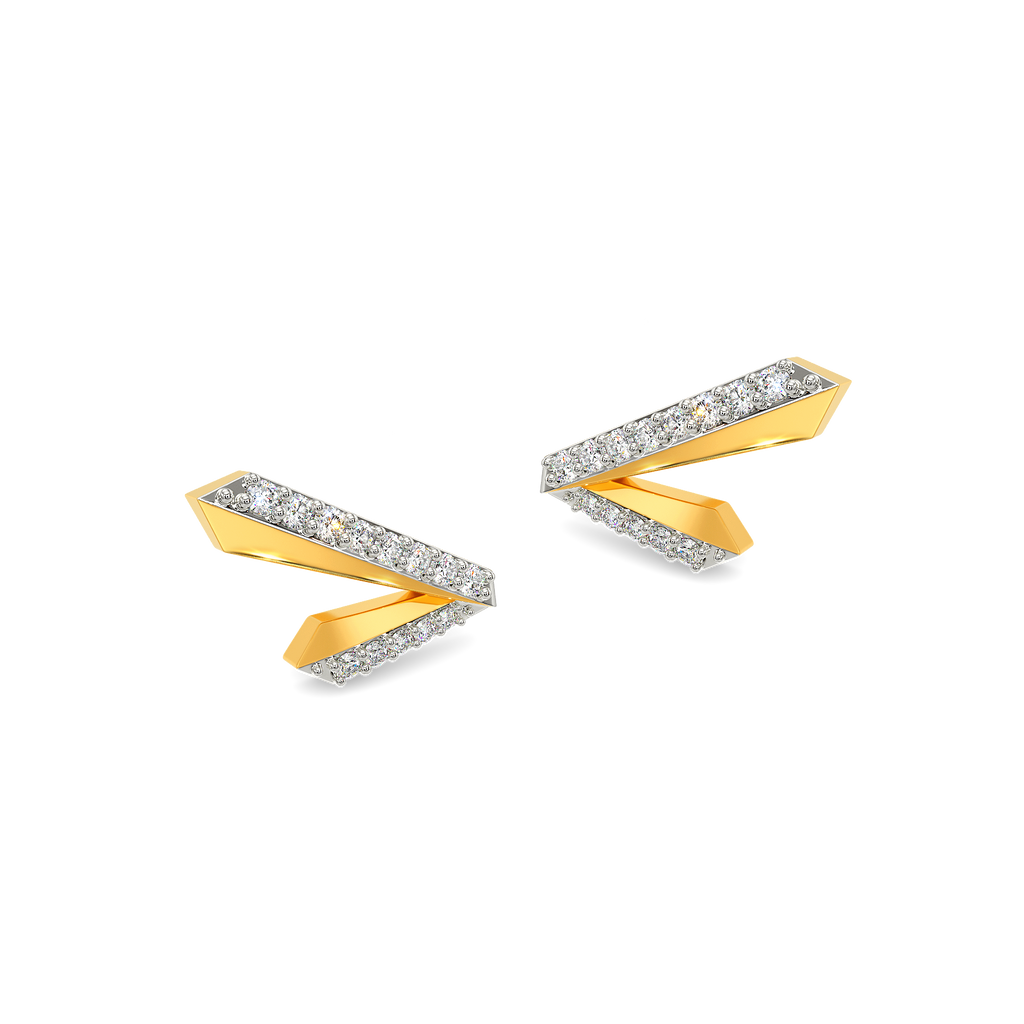 Tie Jive  Diamond Earrings