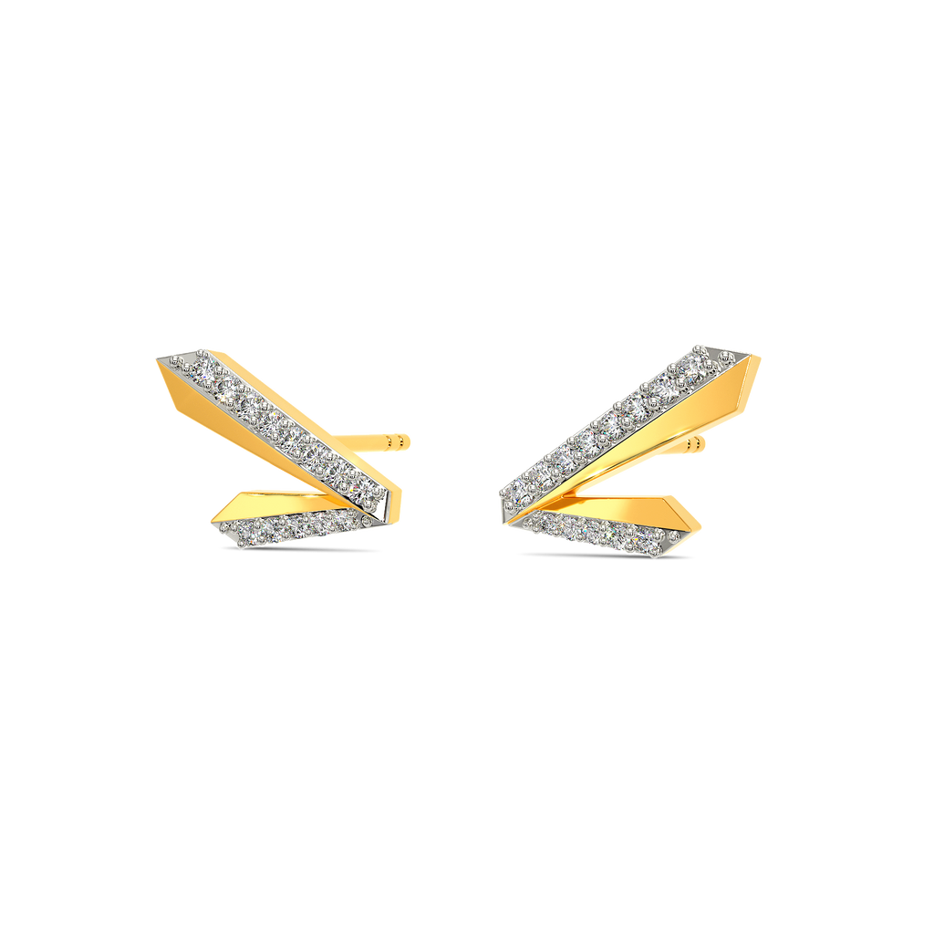 Tie Jive  Diamond Earrings