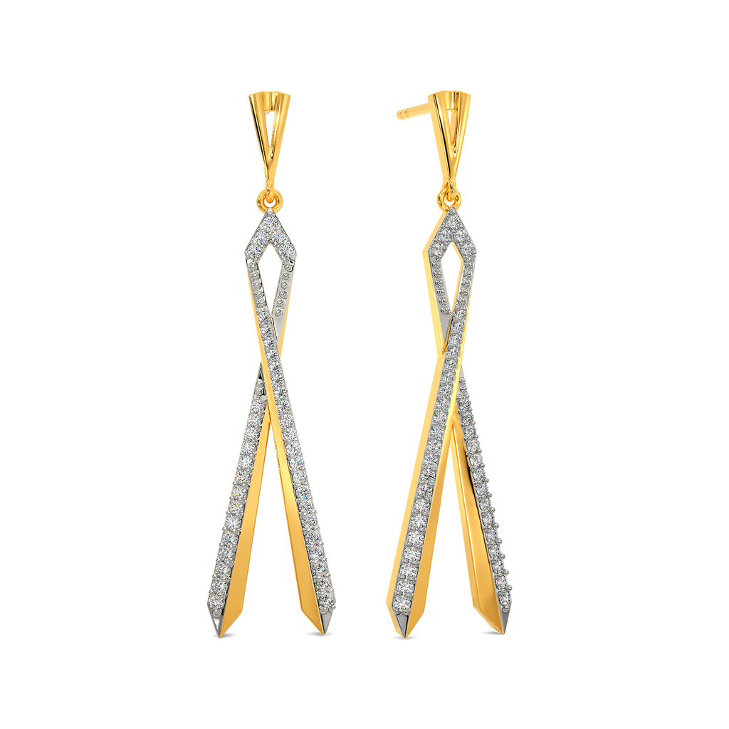 TieCoon Diamond Earrings