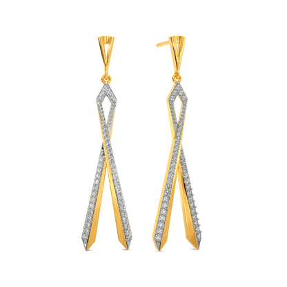 TieCoon Diamond Earrings