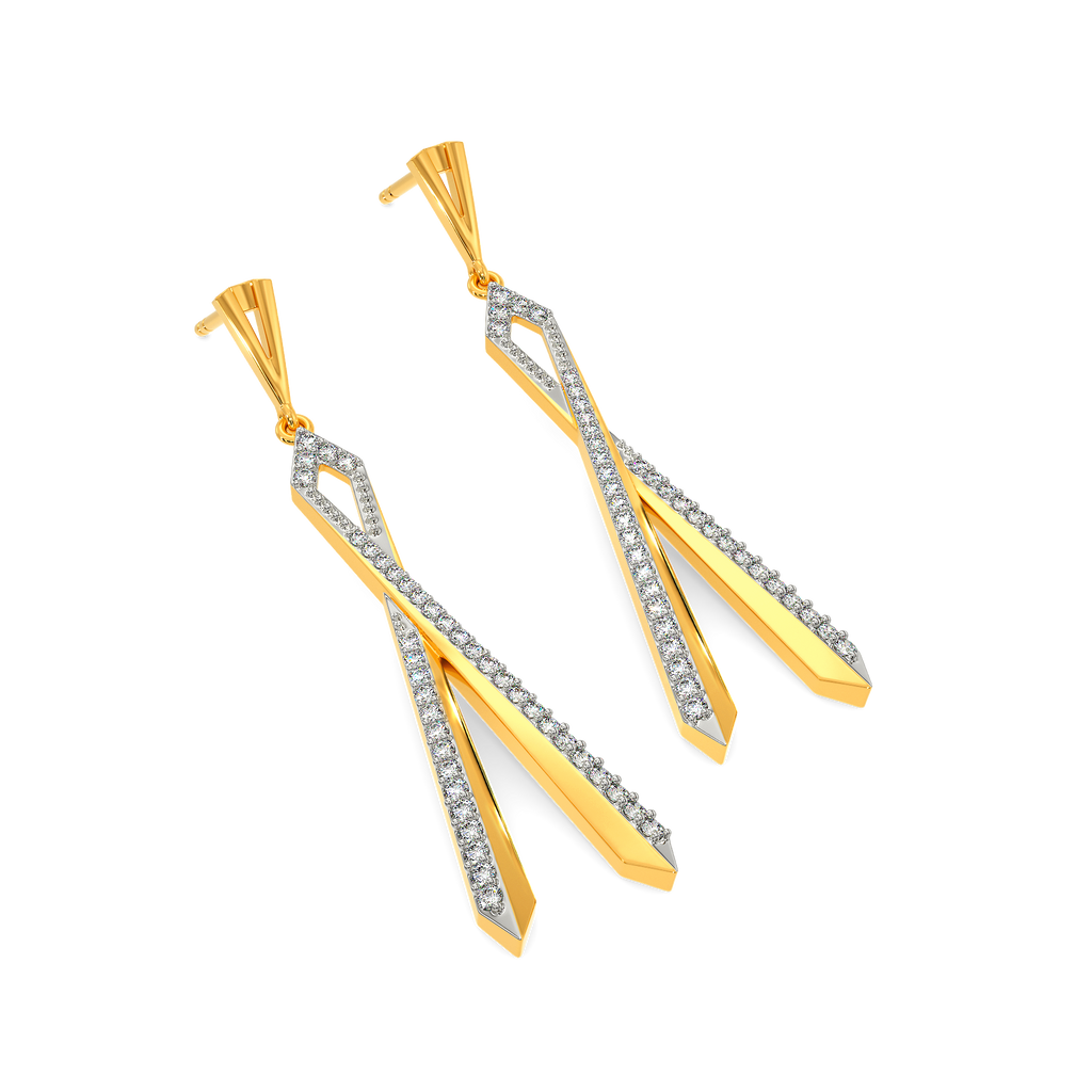 TieCoon Diamond Earrings