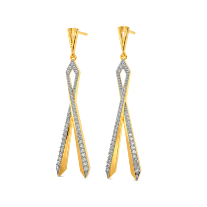 TieCoon Diamond Earrings