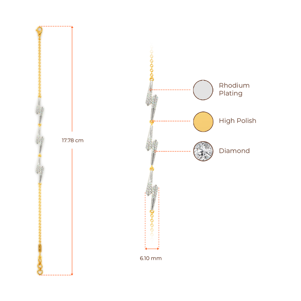 Lapel Luxe Diamond Bracelets