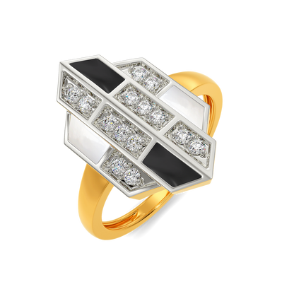 B n W Mood Diamond Rings