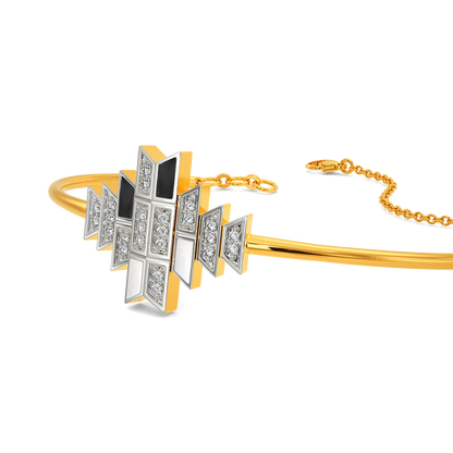 B n W Mood Diamond Bangles