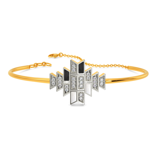 B n W Mood Diamond Bangles